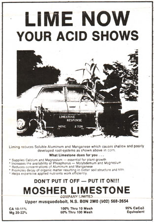 your acid shows